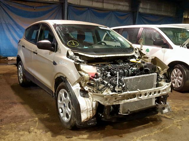 1FMCU0F74JUA53781 - 2018 FORD ESCAPE S GOLD photo 1