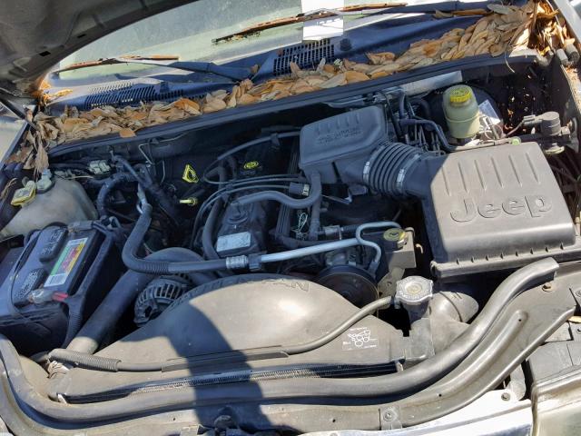 1J4GX48S43C540715 - 2003 JEEP GRAND CHER GREEN photo 7