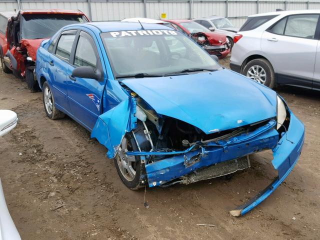 1FAFP34N47W137274 - 2007 FORD FOCUS ZX4 BLUE photo 1