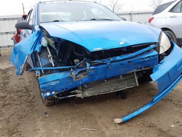 1FAFP34N47W137274 - 2007 FORD FOCUS ZX4 BLUE photo 9