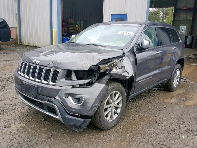 1C4RJFBG3EC211054 - 2014 JEEP GRAND CHER GRAY photo 2