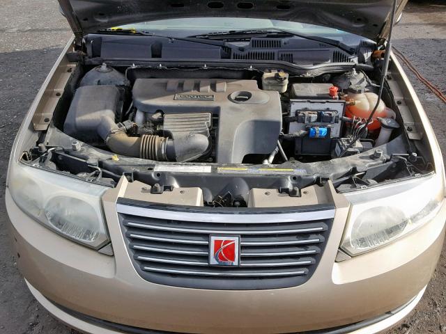 1G8AJ55F76Z129718 - 2006 SATURN ION LEVEL GOLD photo 7