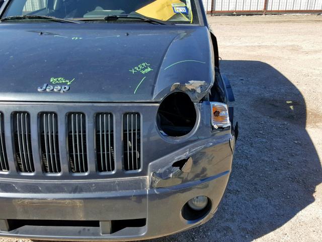 1J8FT47W88D615606 - 2008 JEEP COMPASS SP 灰色 照片 10