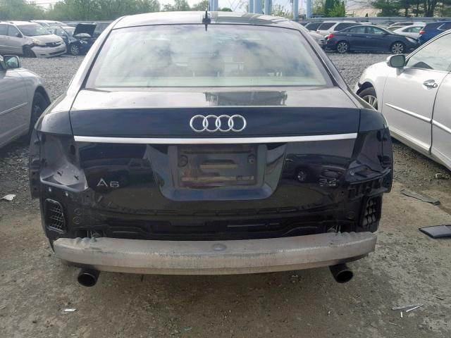 WAUDH74F36N150243 - 2006 AUDI A6 3.2 QUA BLACK photo 9