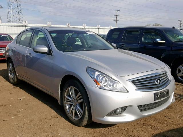 JN1CV6AR9DM356026 - 2013 INFINITI G37 SILVER photo 1