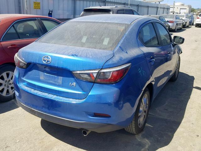 3MYDLBZV2GY103327 - 2016 TOYOTA SCION IA BLUE photo 4