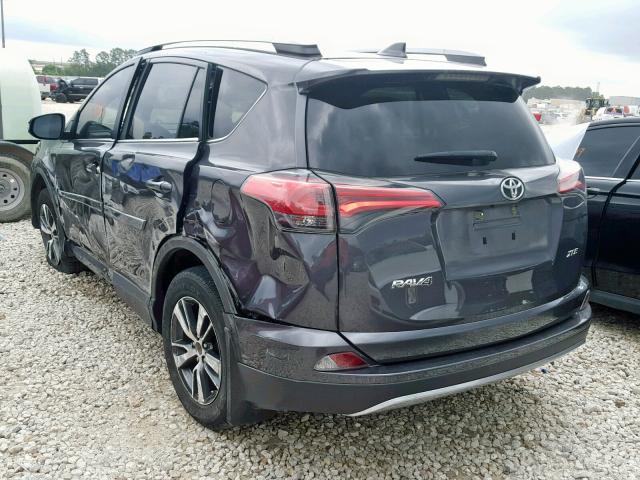 2T3WFREV7JW429621 - 2018 TOYOTA RAV4 ADVEN GRAY photo 3