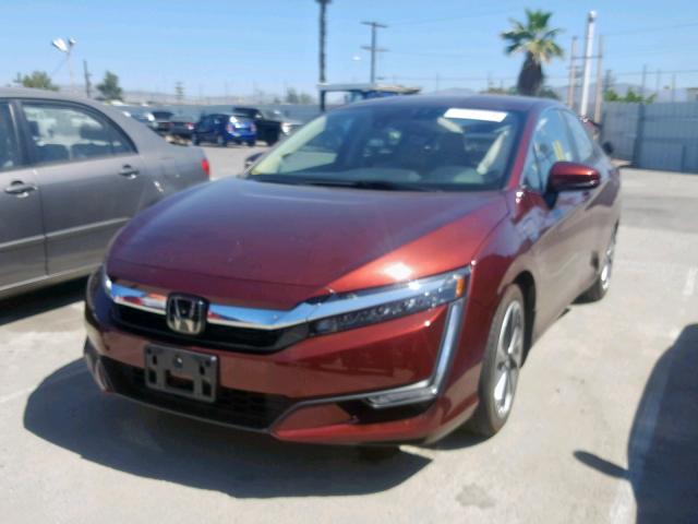 JHMZC5F3XJC013964 - 2018 HONDA CLARITY TO RED photo 2