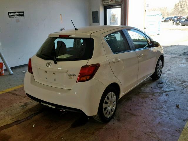 VNKKTUD3XHA073966 - 2017 TOYOTA YARIS L WHITE photo 4