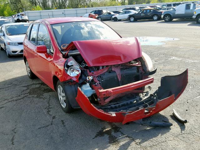 JHMGD37438S048054 - 2008 HONDA FIT RED photo 1