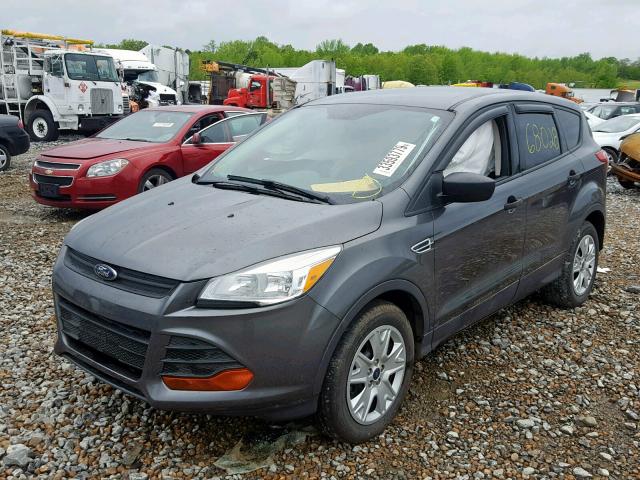 1FMCU0F72FUC20601 - 2015 FORD ESCAPE S GRAY photo 2