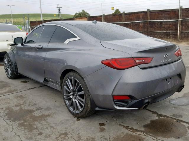 JN1FV7EL0HM700969 - 2017 INFINITI Q60 RED SP GRAY photo 3