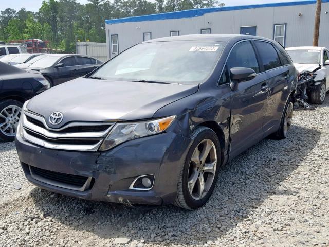 4T3BK3BB3EU108330 - 2014 TOYOTA VENZA LE GRAY photo 2