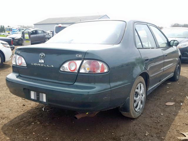 2T1BR12E2YC320483 - 2000 TOYOTA COROLLA VE GREEN photo 4