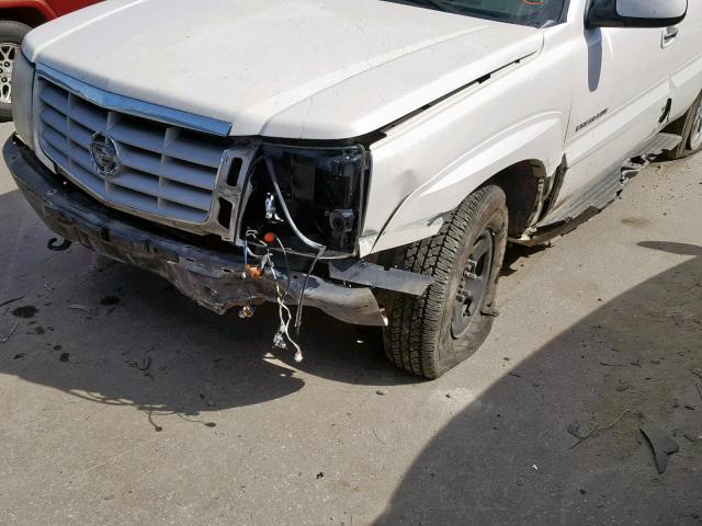 1GYEK63N46R118643 - 2006 CADILLAC ESCALADE L WHITE photo 9