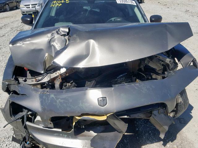 2B3KA33VX9H571665 - 2009 DODGE CHARGER SX GRAY photo 7