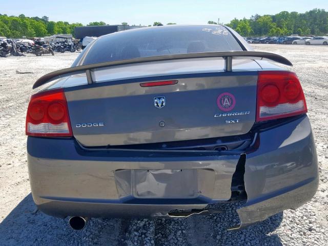 2B3KA33VX9H571665 - 2009 DODGE CHARGER SX GRAY photo 9