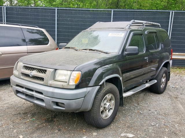 5N1ED28Y9YC602286 - 2000 NISSAN XTERRA XE BLACK photo 2