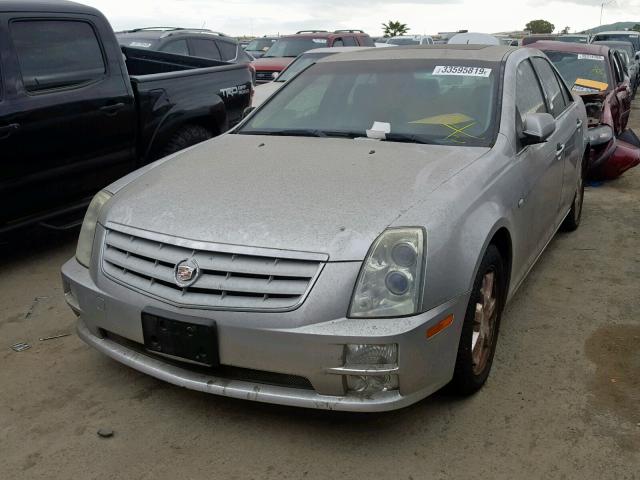 1G6DC67A850205652 - 2005 CADILLAC STS SILVER photo 2