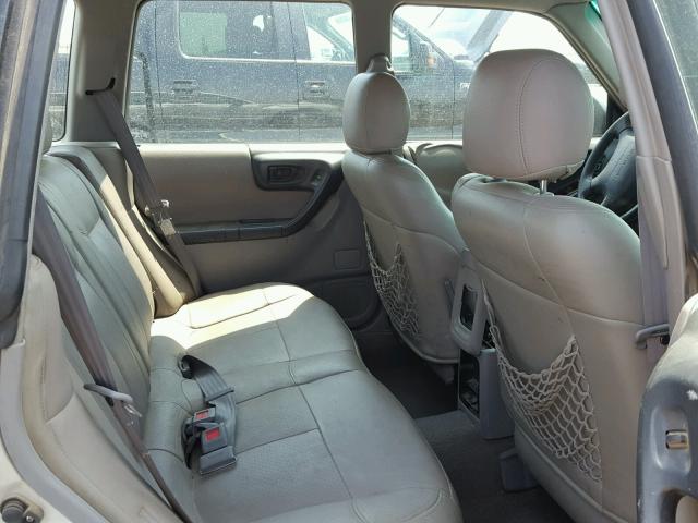 JF1SF6550XG727550 - 1999 SUBARU FORESTER S SILVER photo 6