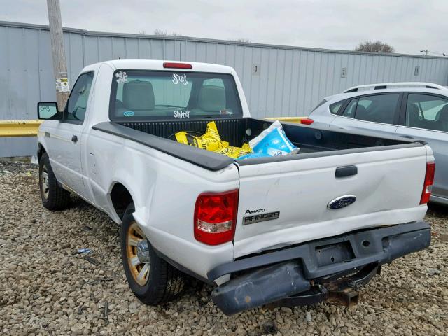 1FTKR1AD2BPB01329 - 2011 FORD RANGER WHITE photo 3