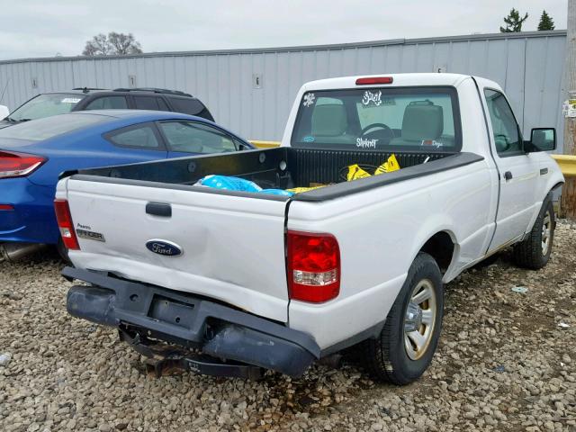 1FTKR1AD2BPB01329 - 2011 FORD RANGER WHITE photo 4