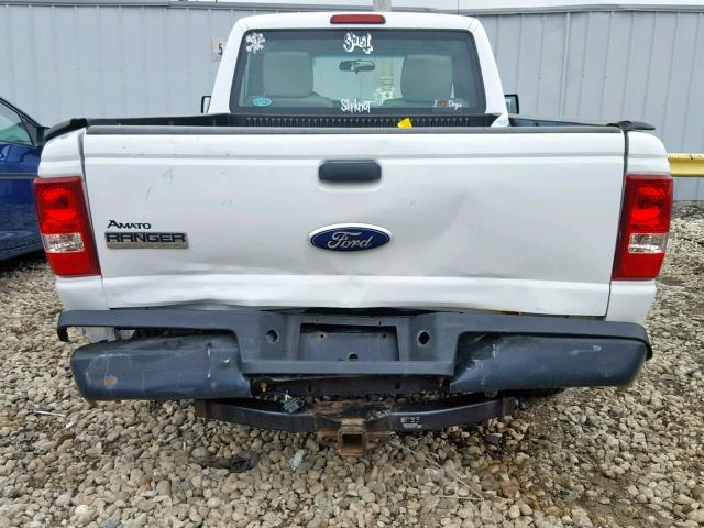 1FTKR1AD2BPB01329 - 2011 FORD RANGER WHITE photo 9