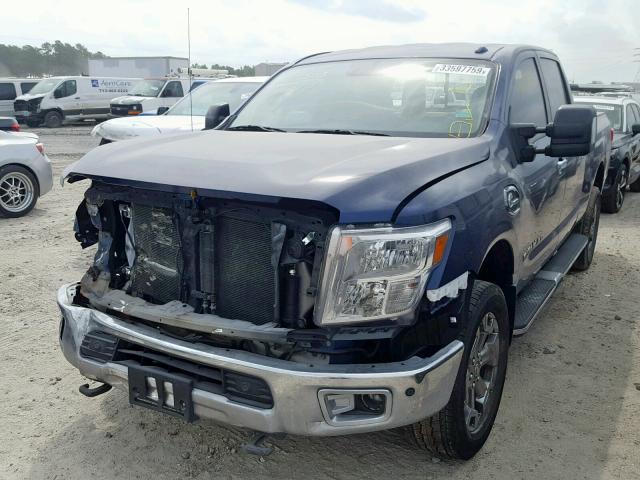 1N6BA1F27HN559898 - 2017 NISSAN TITAN XD S BLUE photo 2