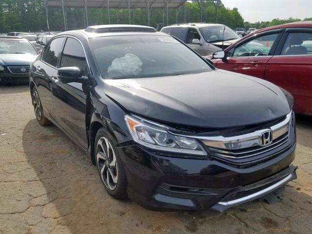 1HGCR3F89HA020403 - 2017 HONDA ACCORD EXL BLACK photo 1