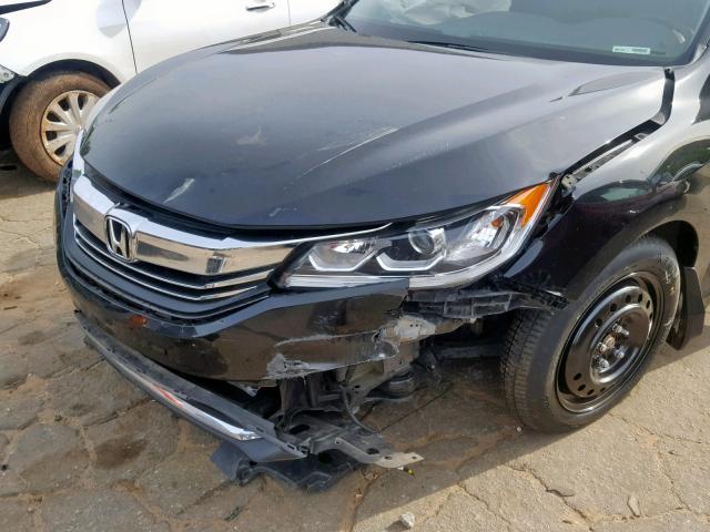 1HGCR3F89HA020403 - 2017 HONDA ACCORD EXL BLACK photo 9