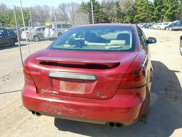 2G2WS522941233583 - 2004 PONTIAC GRAND PRIX 红色 照片 9