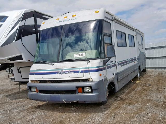 1GBLP37J9V3306746 - 1997 WINNEBAGO ADVENTURER WHITE photo 2