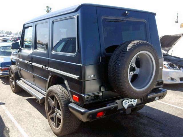 WDCYC7DF8DX210936 - 2013 MERCEDES-BENZ G 63 AMG BLACK photo 3