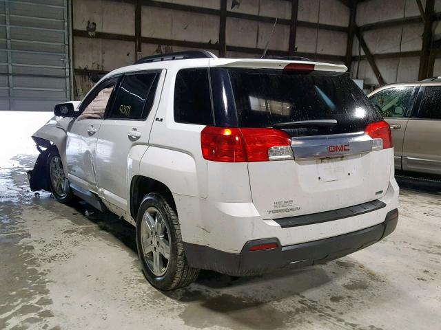 2GKALSEK1C6154136 - 2012 GMC TERRAIN SL WHITE photo 3