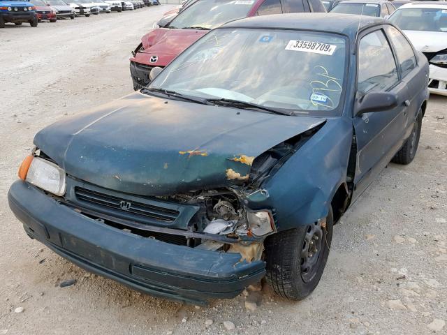 JT2EL56D4S0042493 - 1995 TOYOTA TERCEL DX GREEN photo 2