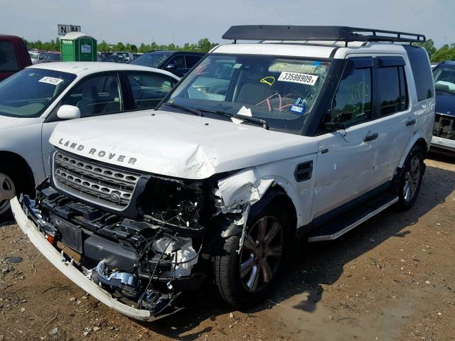 SALAG2V6XGA802920 - 2016 LAND ROVER LR4 HSE WHITE photo 2