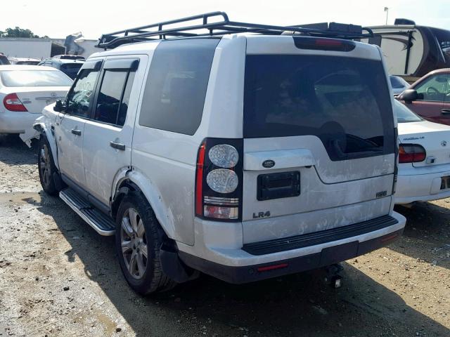 SALAG2V6XGA802920 - 2016 LAND ROVER LR4 HSE WHITE photo 3