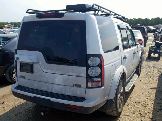 SALAG2V6XGA802920 - 2016 LAND ROVER LR4 HSE WHITE photo 4