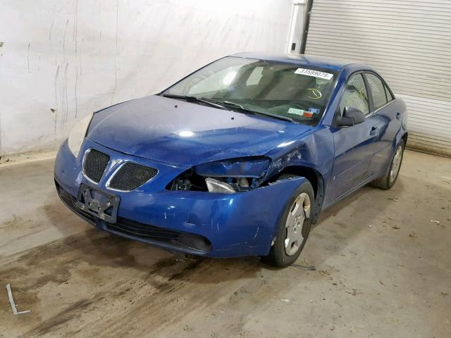 1G2ZF55BX64284580 - 2006 PONTIAC G6 SE BLUE photo 2