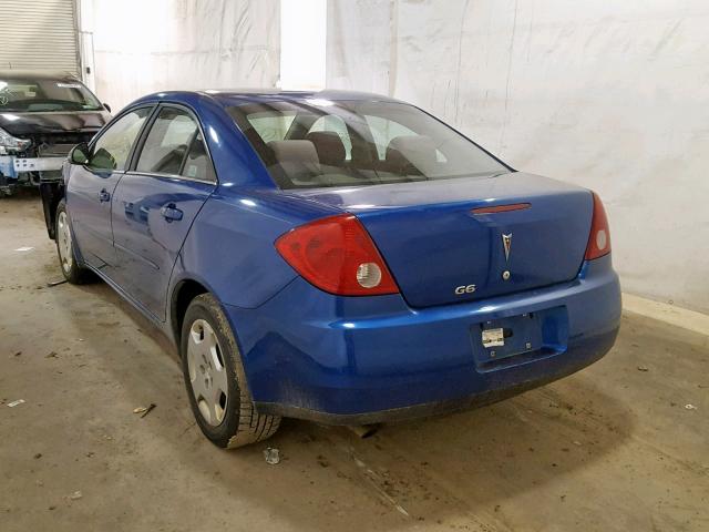 1G2ZF55BX64284580 - 2006 PONTIAC G6 SE BLUE photo 3