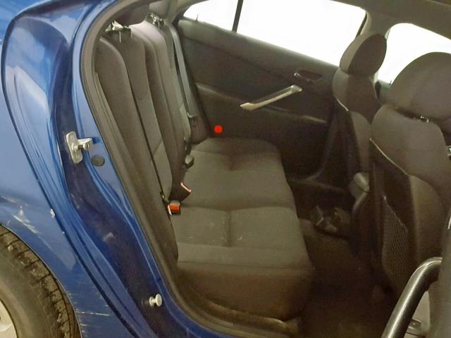 1G2ZF55BX64284580 - 2006 PONTIAC G6 SE BLUE photo 6