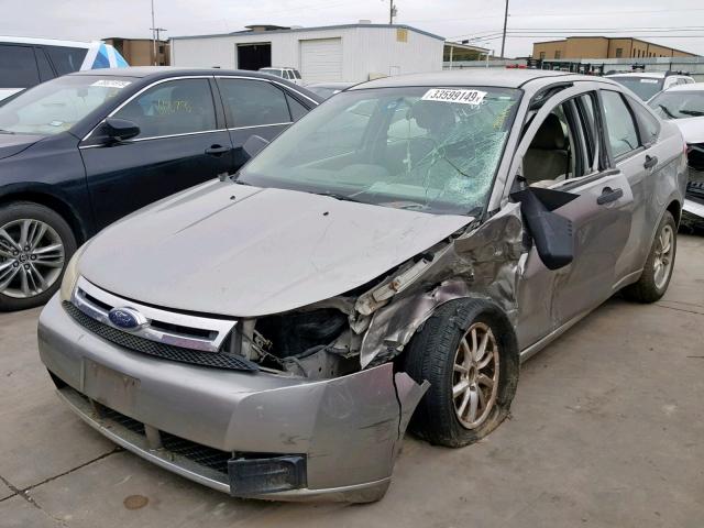 1FAHP34N28W248383 - 2008 FORD FOCUS S/SE GRAY photo 2