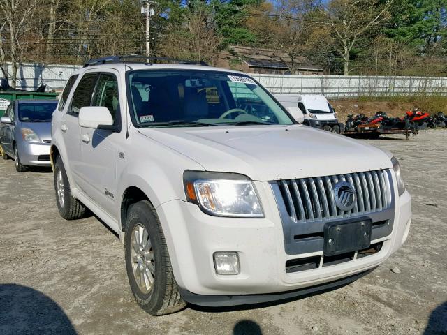 4M2CU39329KJ10155 - 2009 MERCURY MARINER HY WHITE photo 1