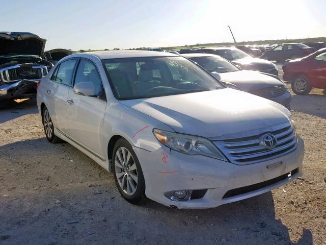 4T1BK3DB5BU394019 - 2011 TOYOTA AVALON BAS WHITE photo 1