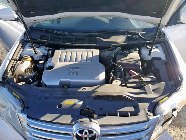 4T1BK3DB5BU394019 - 2011 TOYOTA AVALON BAS WHITE photo 7