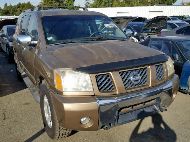 5N1AA08B84N724692 - 2004 NISSAN ARMADA SE GOLD photo 1