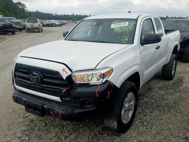 5TFRX5GN9JX112161 - 2018 TOYOTA TACOMA ACC WHITE photo 2