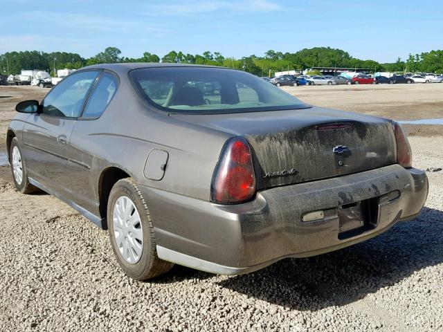2G1WW12E829361145 - 2002 CHEVROLET MONTE CARL 棕色 照片 3