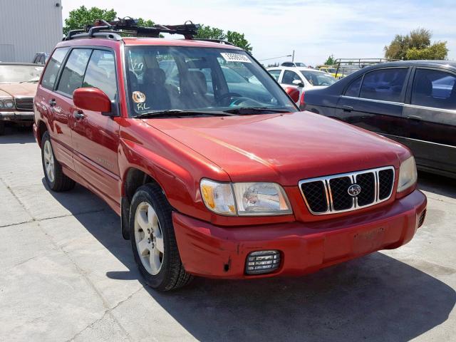 JF1SF65672H756944 - 2002 SUBARU FORESTER S RED photo 1