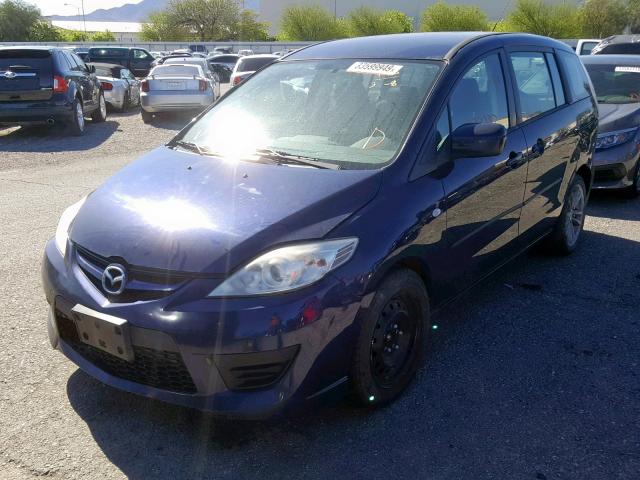 JM1CR293X90343066 - 2009 MAZDA 5 BLUE photo 2